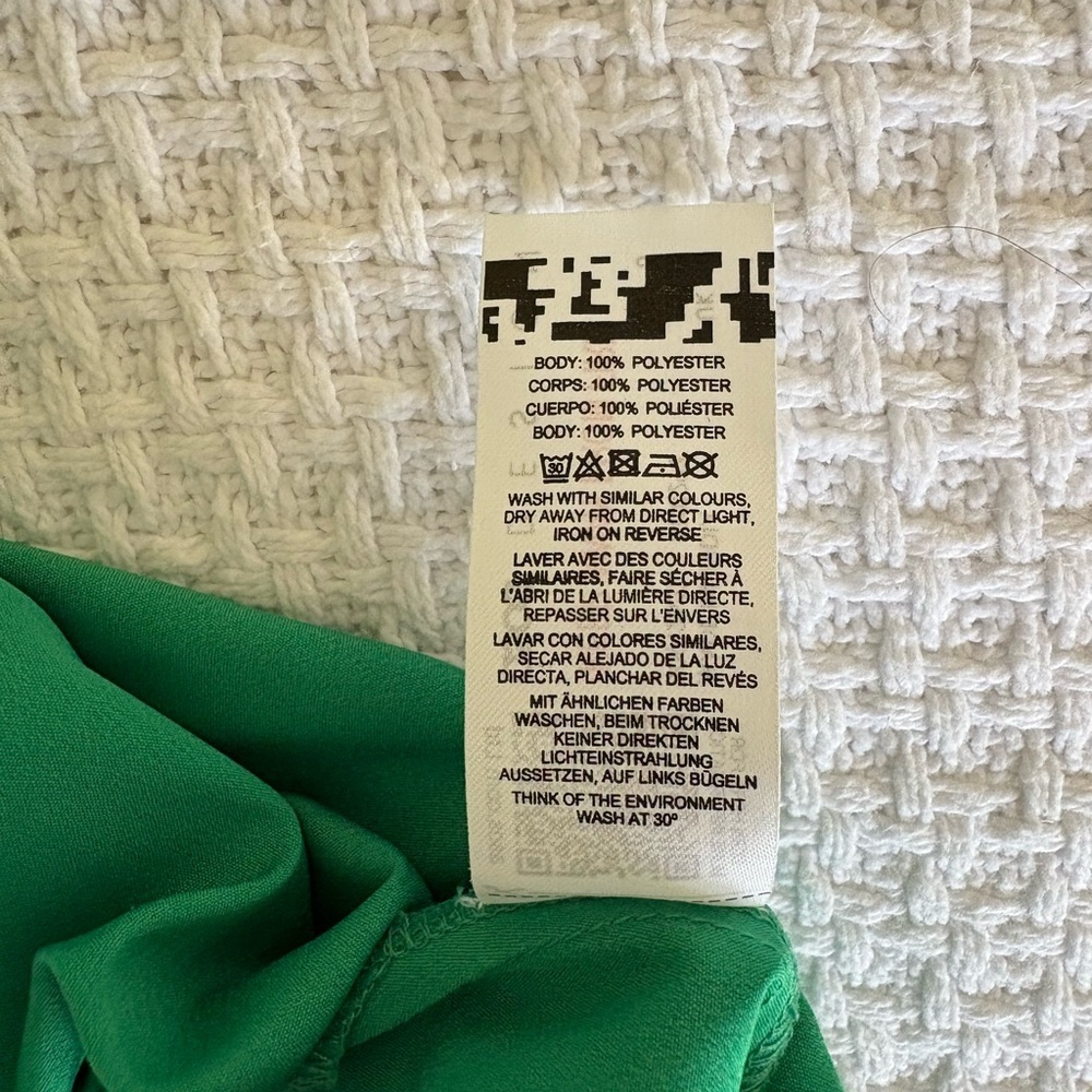 ASOS Green Ruched Cut Out Halter Gown - Picture 7 of 7